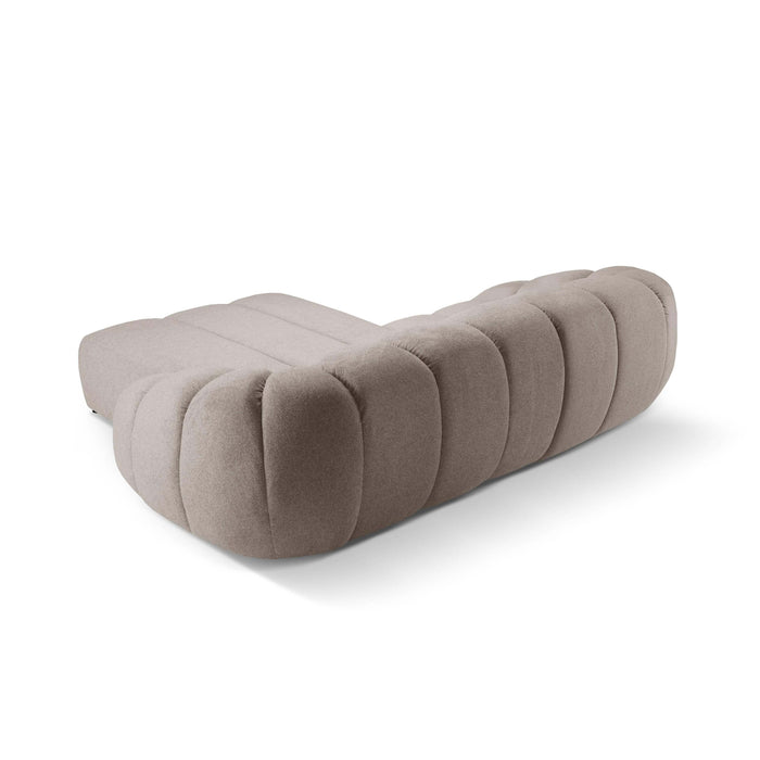 Micadoni Diana 3-zits Hoekbank met Chaise Longue Rechts - Beige