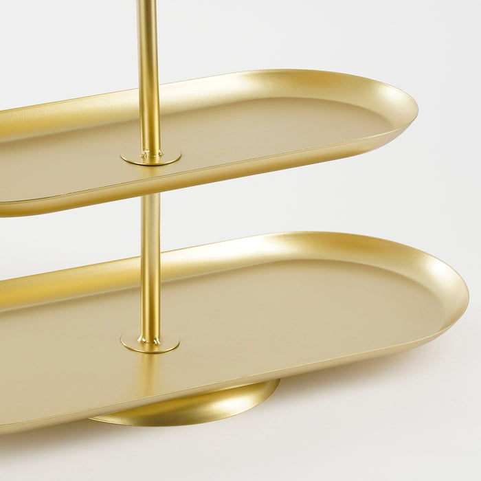 Mica Decorations Rama Etagere 3 Laags - L48 x B20 x H55 cm - Goud