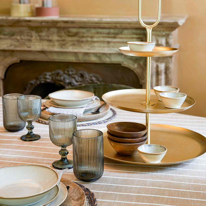 Mica Decorations Rama Etagere 3 Laags - L38 x B38 x H55 cm - Goud