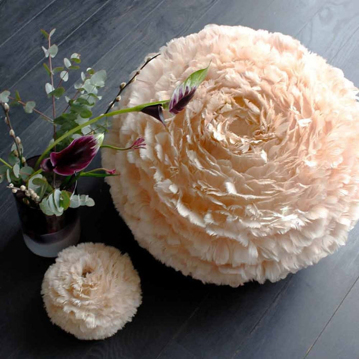 Umage Eos Micro hanglamp light brown - met koordset zwart - Ø 22 cm