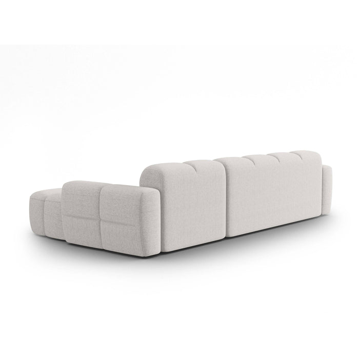 Micadoni Lisa Hoekbank met Chaise Longue Rechts - Lichtgrijs