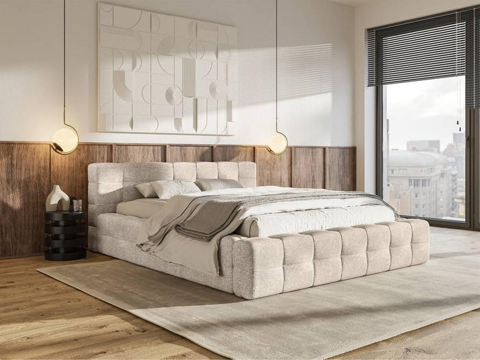 Selsey Design Tilly bedframe chenille met opbergvak 180 x 200 cm