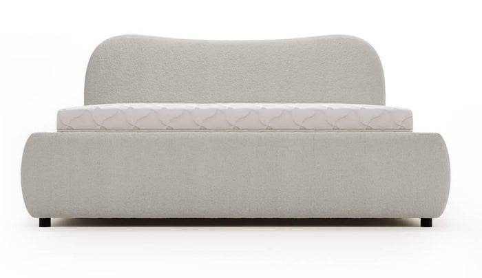 NADUVI Collection Lavelle bedframe bouclé met opbergvak 180 x 200 cm