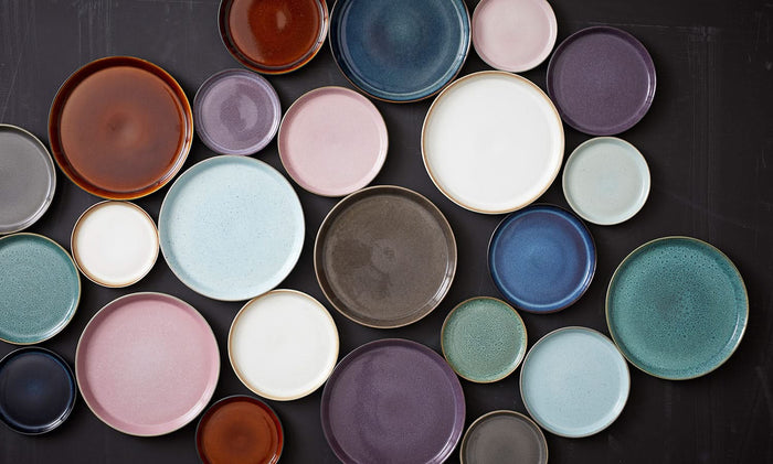 Bitz Ontbijtbord | Dessertbord Gastro Zwart|amber ø 21 cm