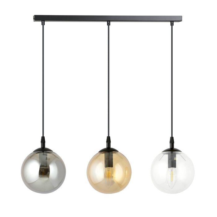 NADUVI Collection Glazen hanglamp eetkamer Cosmo 3-lichts