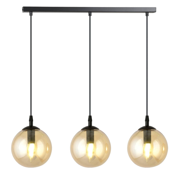 NADUVI Collection Glazen hanglamp eetkamer Cosmo 3-lichts