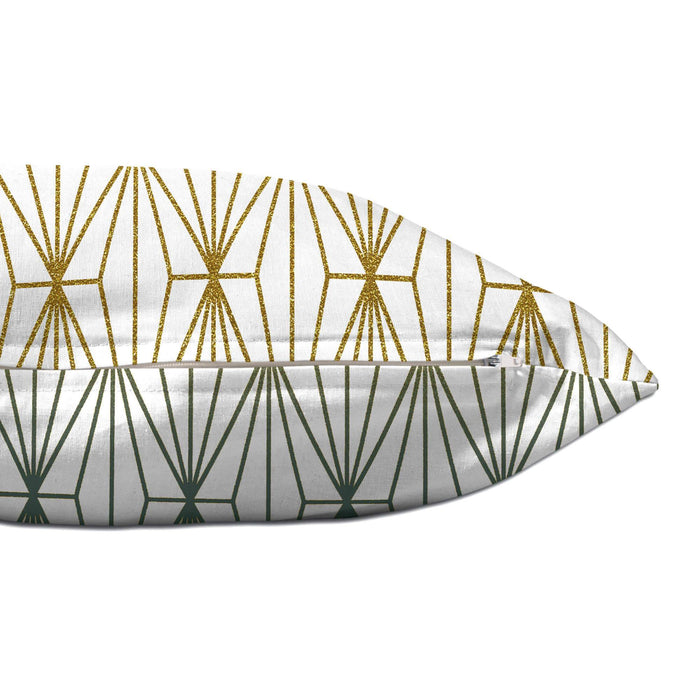 Blanc Set van 2 kussenhoezen Foliage Mint