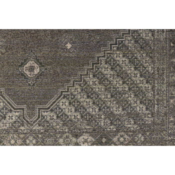 Dutchbone Devon Vloerkleed Charcoal Groen 200x300