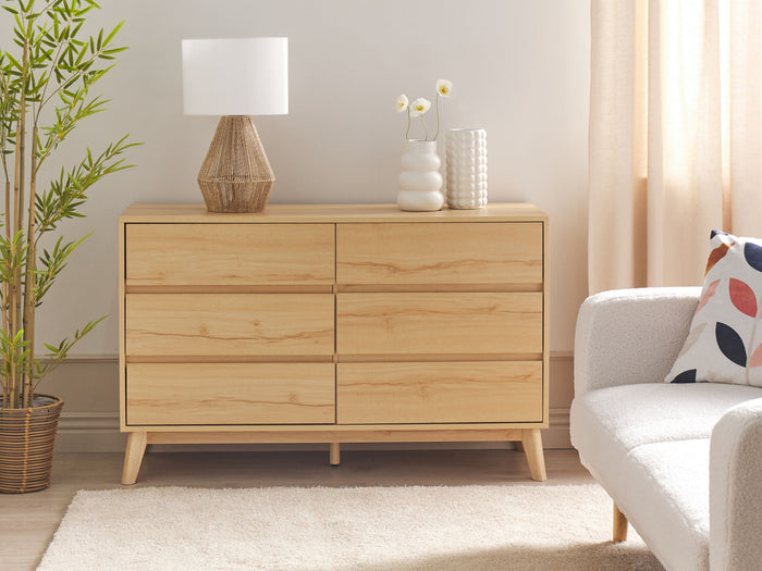 Beliani - SARDIS - Dressoir - Lichthout - Spaanplaat