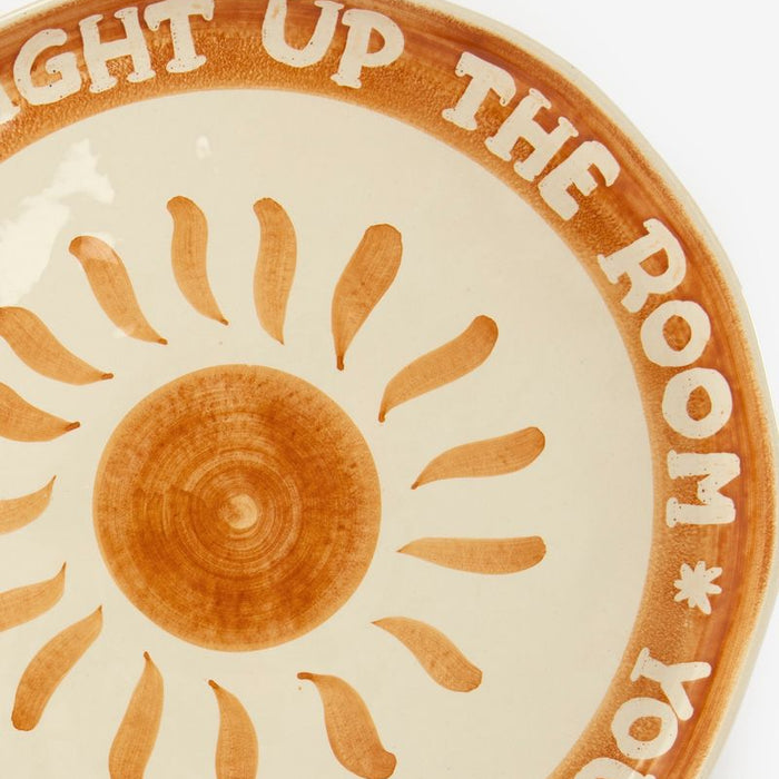 Sissy-Boy Beige dinerbord met zon