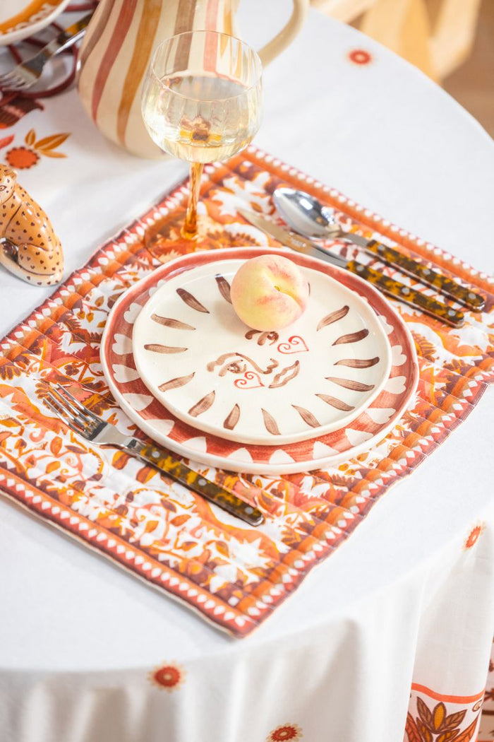 Sissy-Boy Beige ontbijtbord cheaky heart