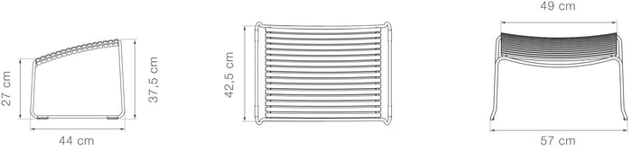 Houe Click voetenbank sand