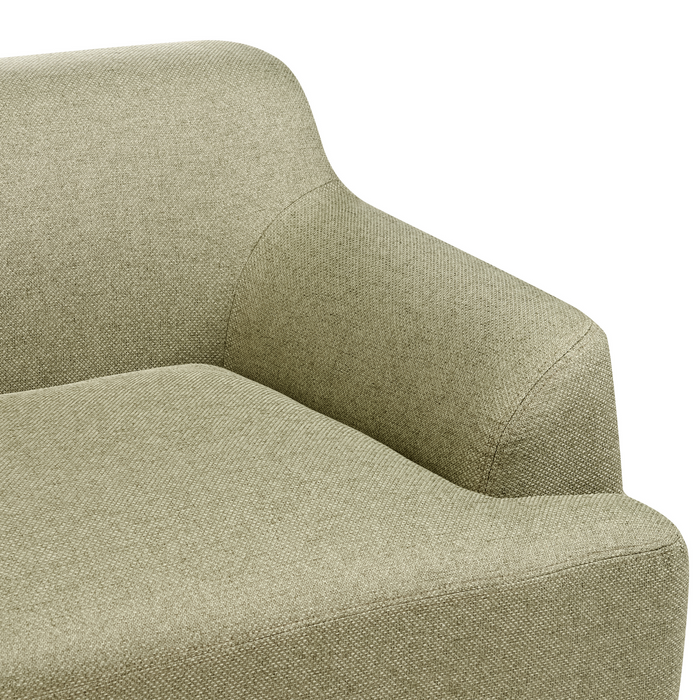 Beliani - SOSJO - Driezitsbank - Olijfgroen - Polyester