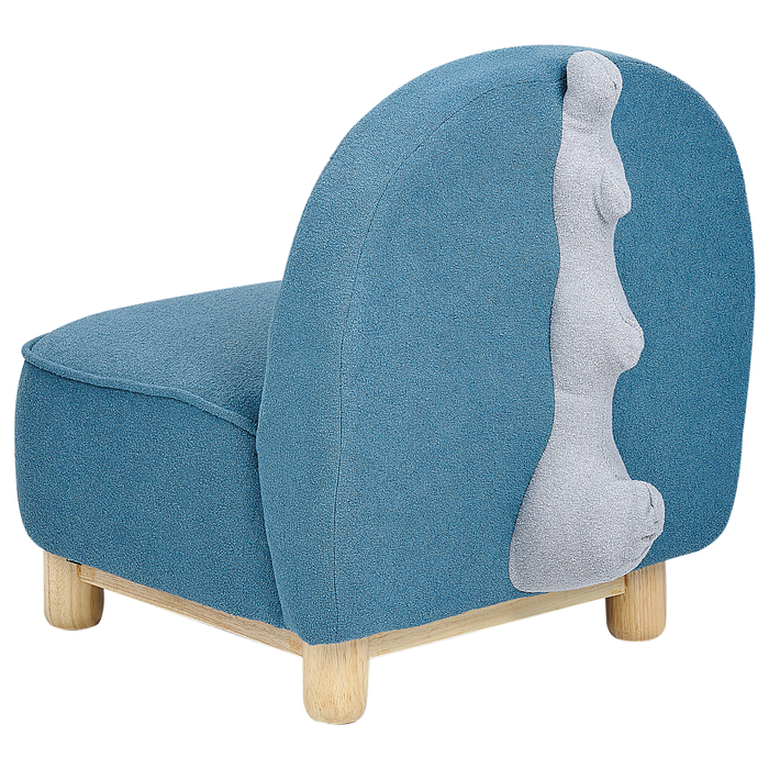 Beliani - FABORG - Kinderstoel - Blauw - Polyester