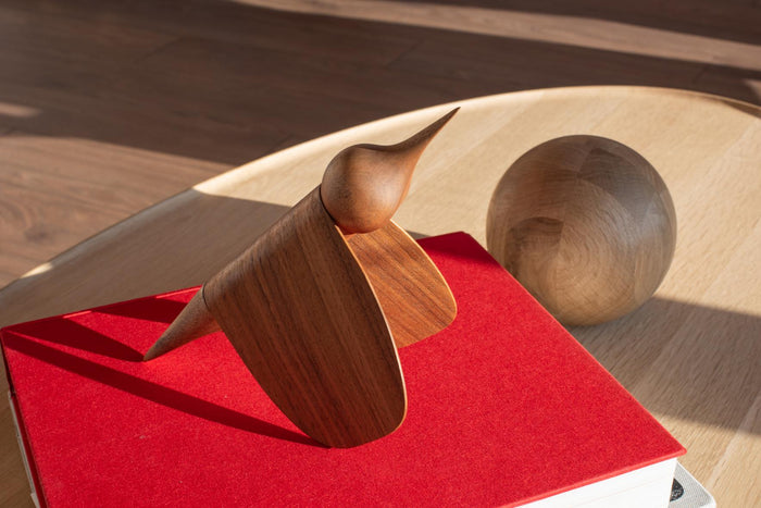 Gazzda Tica decoratie vogel walnoot