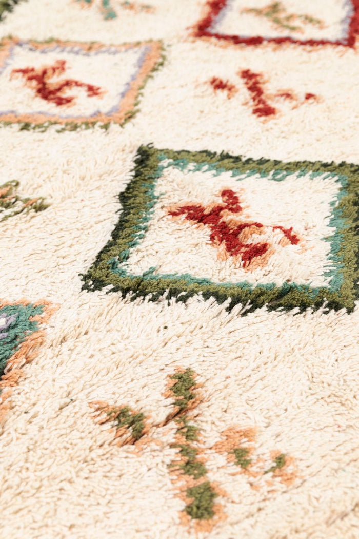 Sissy-Boy Beige vloerkleed met multicolour patroon