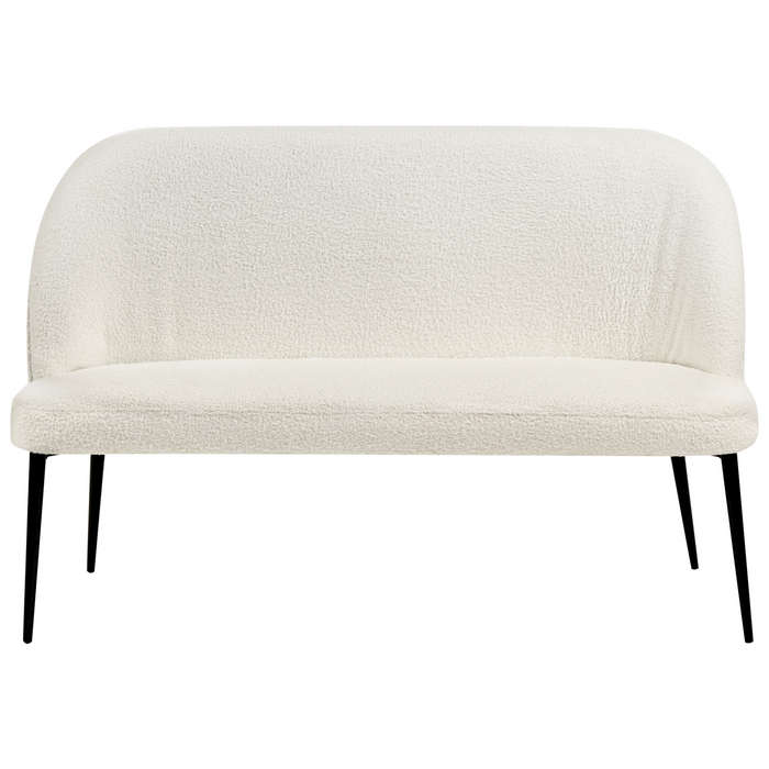 Beliani - OSBY - Tweezitsbank - Wit - Bouclé