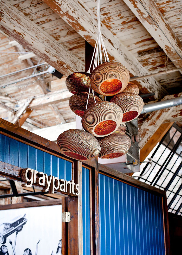 Graypants Scraplights Disc 16 hanglamp Ø43 blond