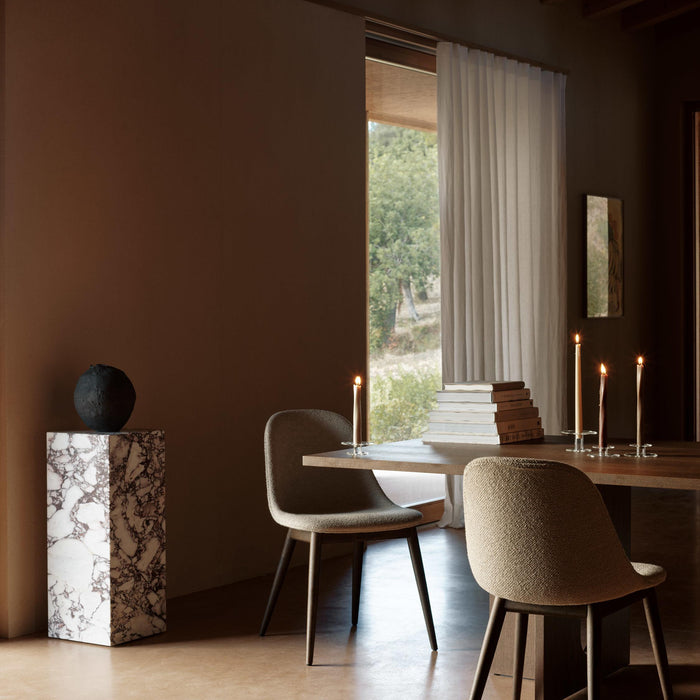 Audo Copenhagen Spire Smooth Tapered kaarsen H38 set van 6 Ochre