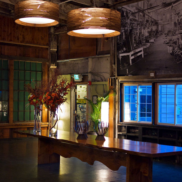 Scraplights Drum 24 hanglamp Ø61 naturel