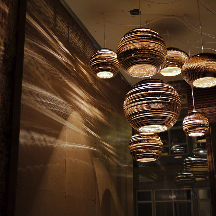 Scraplights Moon 14 hanglamp Ø36 blond