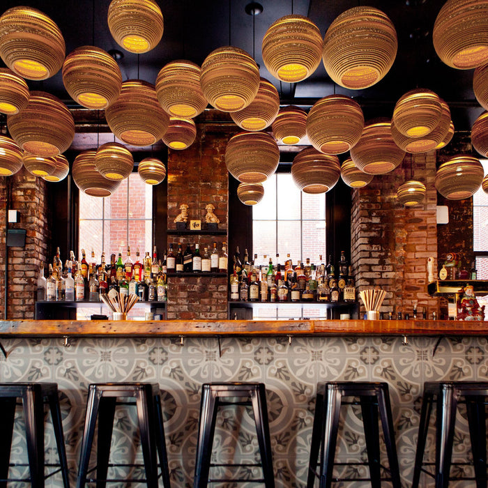 Scraplights Moon 14 hanglamp Ø36 blond