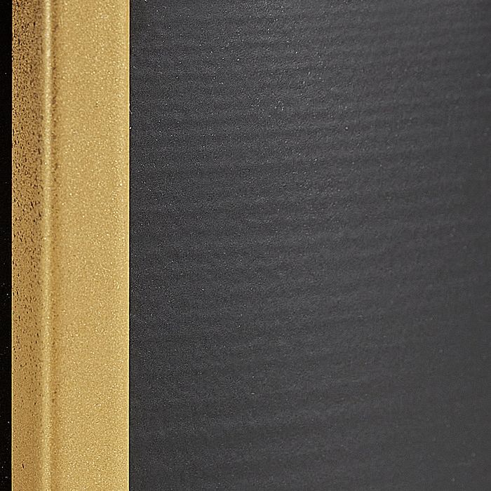 Beliani - THUJA - Bloempot set van 2 - Zwart - Metaal