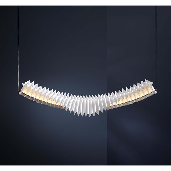 Frandsen Sora hanglamp solid brass|white