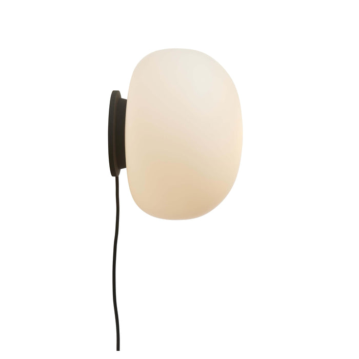 Frandsen Supernate wandlamp Ø28 opal white|black