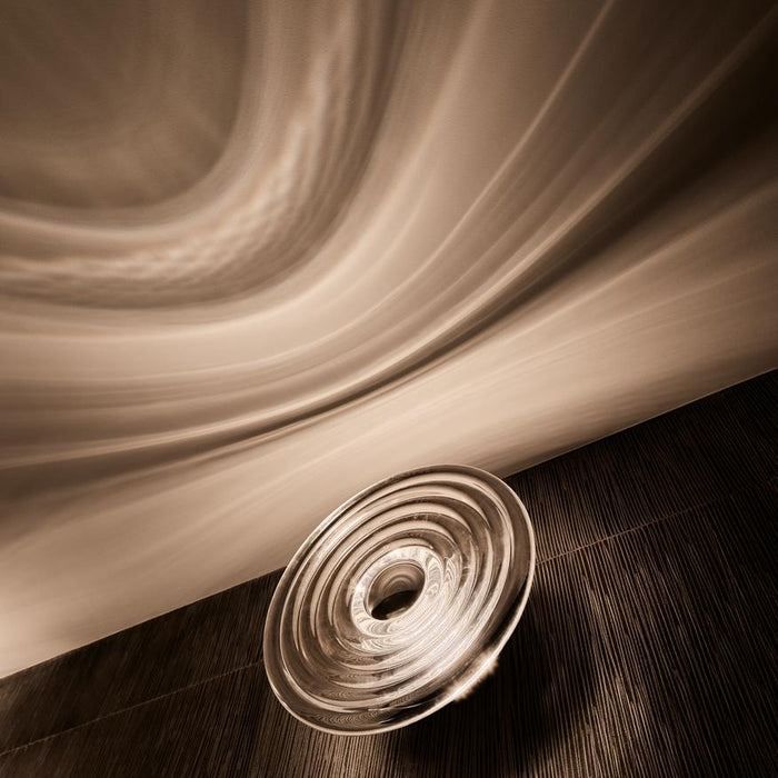 Tom Dixon Press wandlamp LED large Ø35 transparant