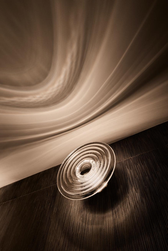 Tom Dixon Press wandlamp LED large Ø35 transparant