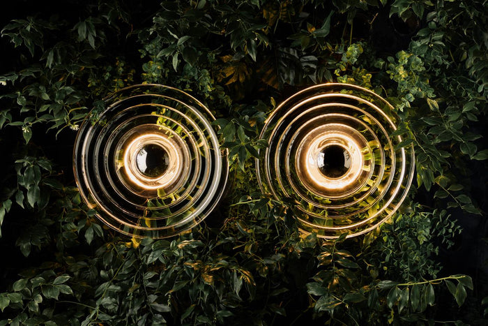 Tom Dixon Press wandlamp LED large Ø35 transparant