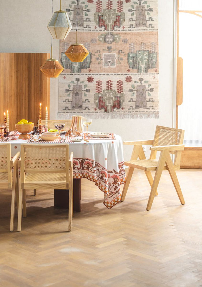 Sissy-Boy Houten eetkamerstoel rotan