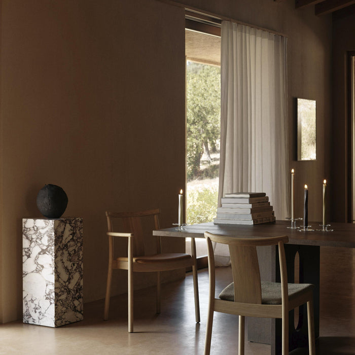 Audo Copenhagen Twist Tapered kaarsen H30 set van 4 Neutral