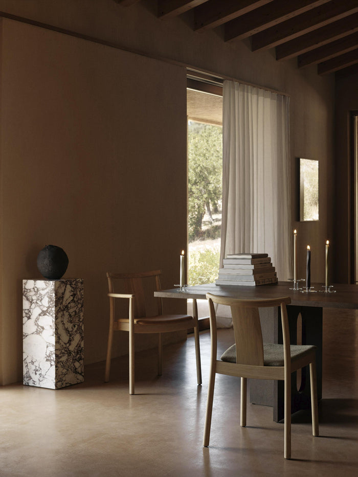 Audo Copenhagen Twist Tapered kaarsen H30 set van 4 Neutral