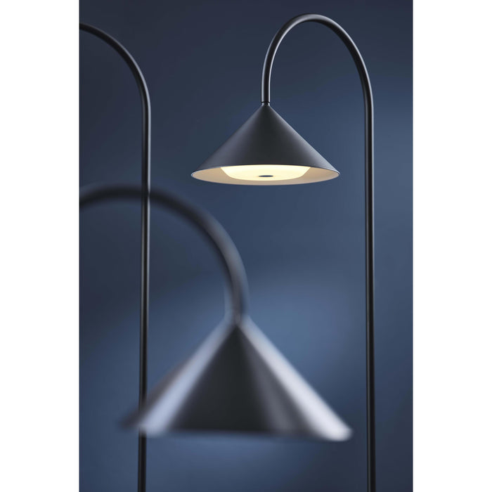 Frandsen Grasp tafellamp H47 LED oplaadbaar matt petroleum