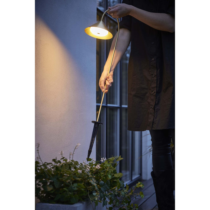 Frandsen Grasp sokkellamp H60 LED oplaadbaar brass