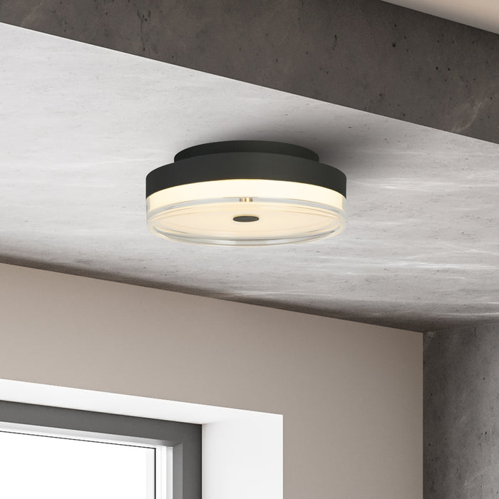 Searchlight Cyprus Plafondlamp Ø 30 cm - Zwart