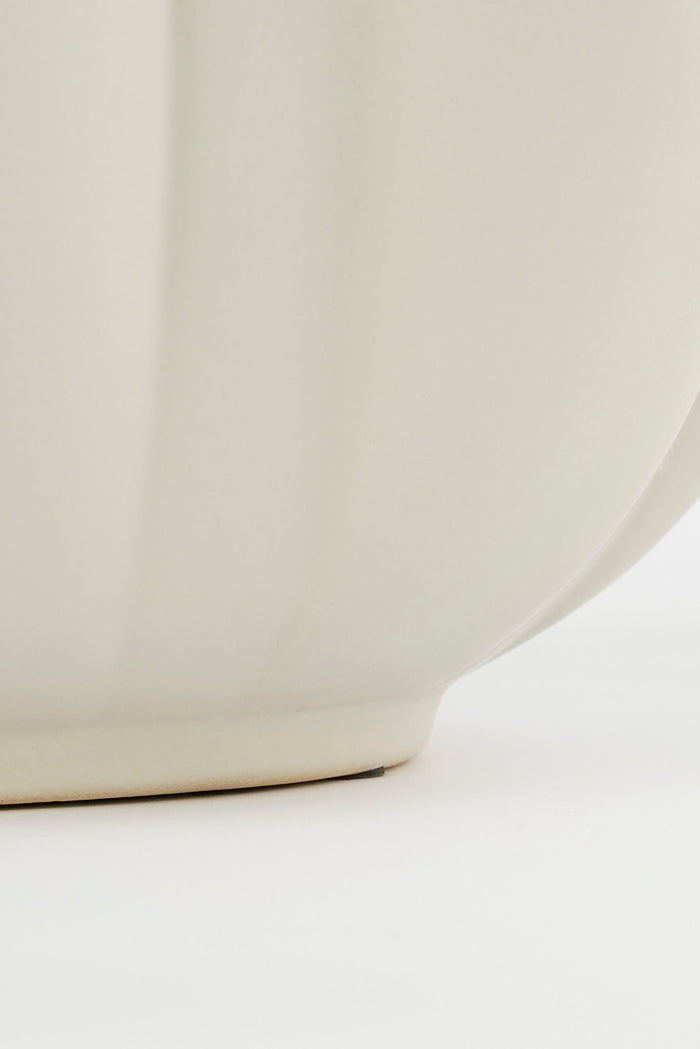 Mica Decorations Minda Tulpenvaas - H33,5 x Ø28 cm - Keramiek - Taupe