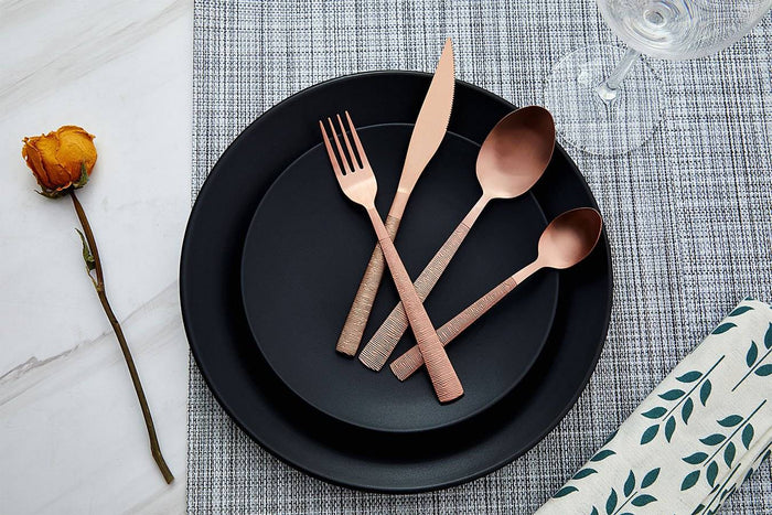 Buccan - Bestekset - Florence - 24 delig - Rosegoud