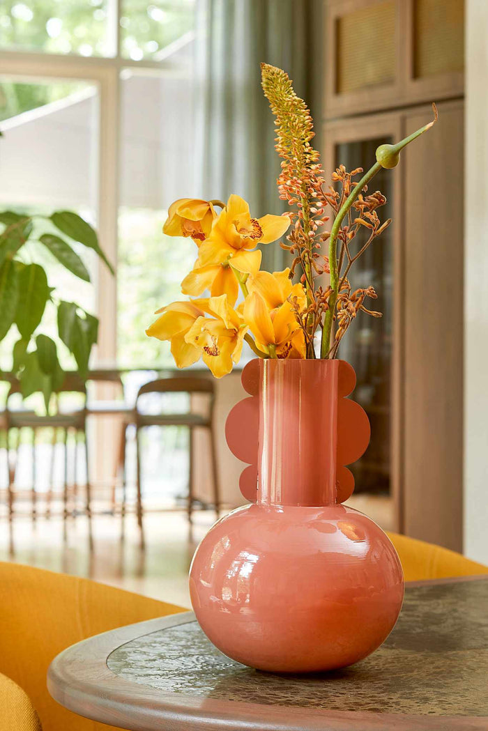 Mica Decorations Boyd Vaas - H36 x Ø25 cm - Terra