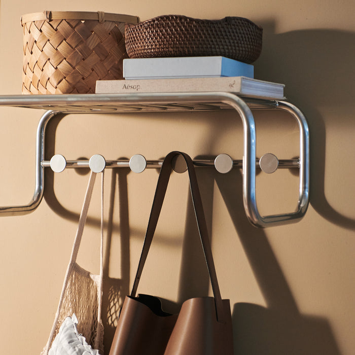 Spinder Design kapstok Retro Kapstok - Groovy Chrome - 6 haken