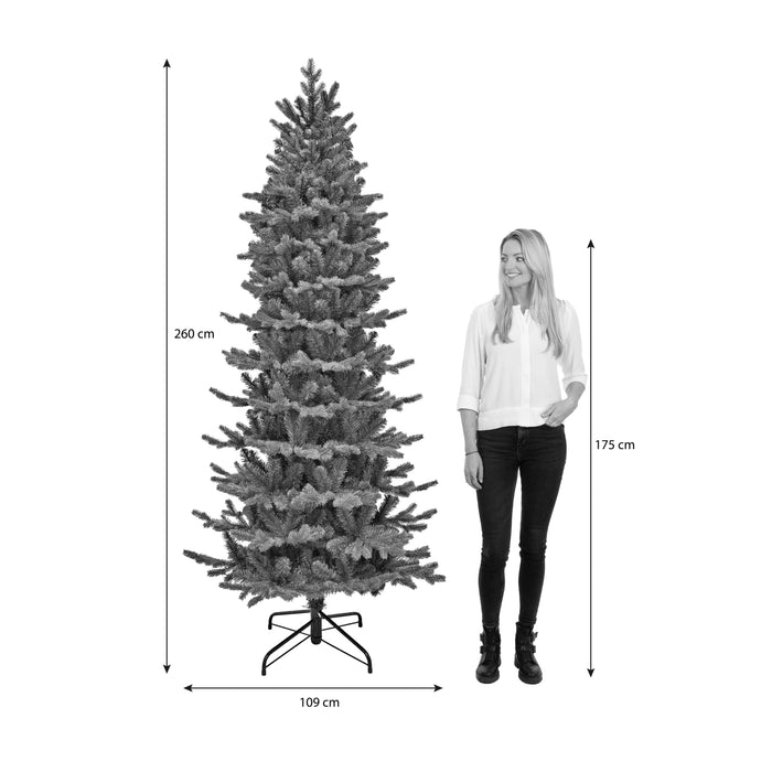 Triumph Tree Sherwood Smalle Kunstkerstboom - H260 x Ø109 cm - Groen