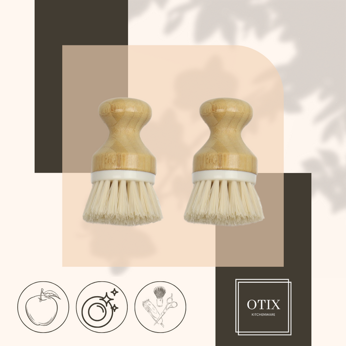 OTIX Ronde borstel Afwasborstel Groenteborstel Scheerborstel Ergono...