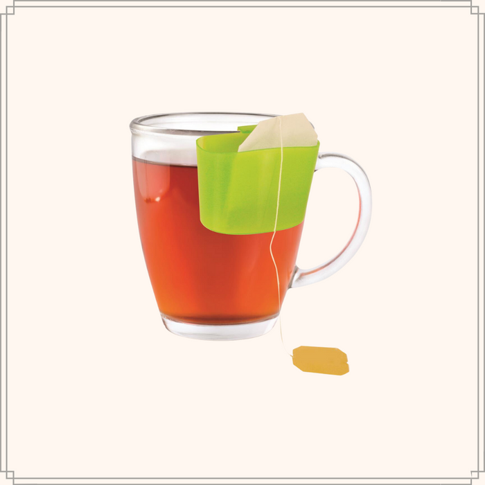 OTIX Theezakjeshouder 4 stuks Theetip Diverse Kleuren Kunststof