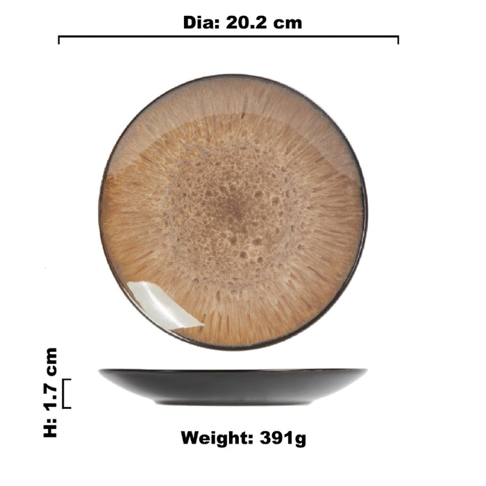 Cookinglife Serviesset Pulau - 16-delig | 4 personen - Bruin