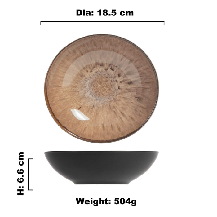 Cookinglife Serviesset Pulau - 16-delig | 4 personen - Bruin