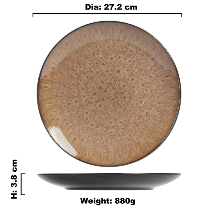 Cookinglife Serviesset Pulau - 16-delig | 4 personen - Bruin