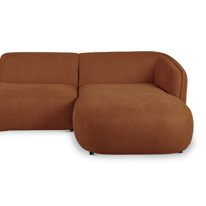 by fonQ Soft Ottomane Bank Links - Micro Chenille - Terra