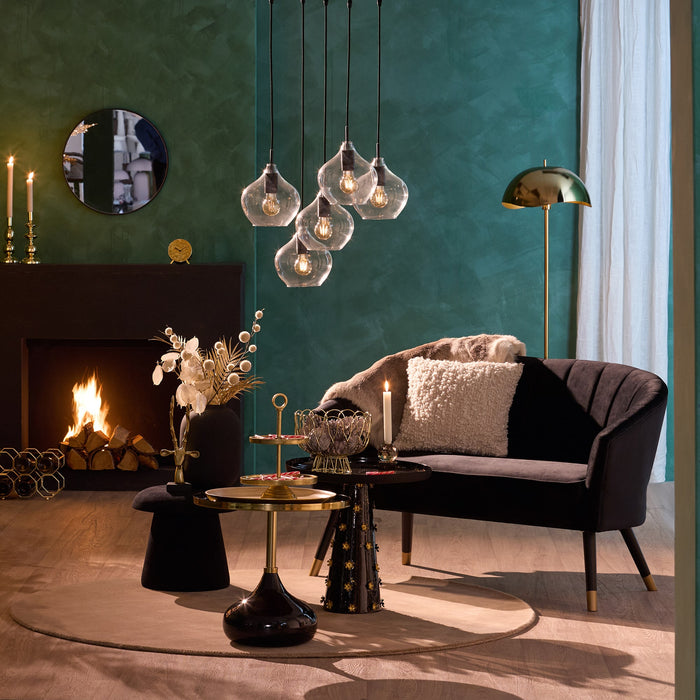 present time - Fruitschaal Wired - Verguld - 26x28cm